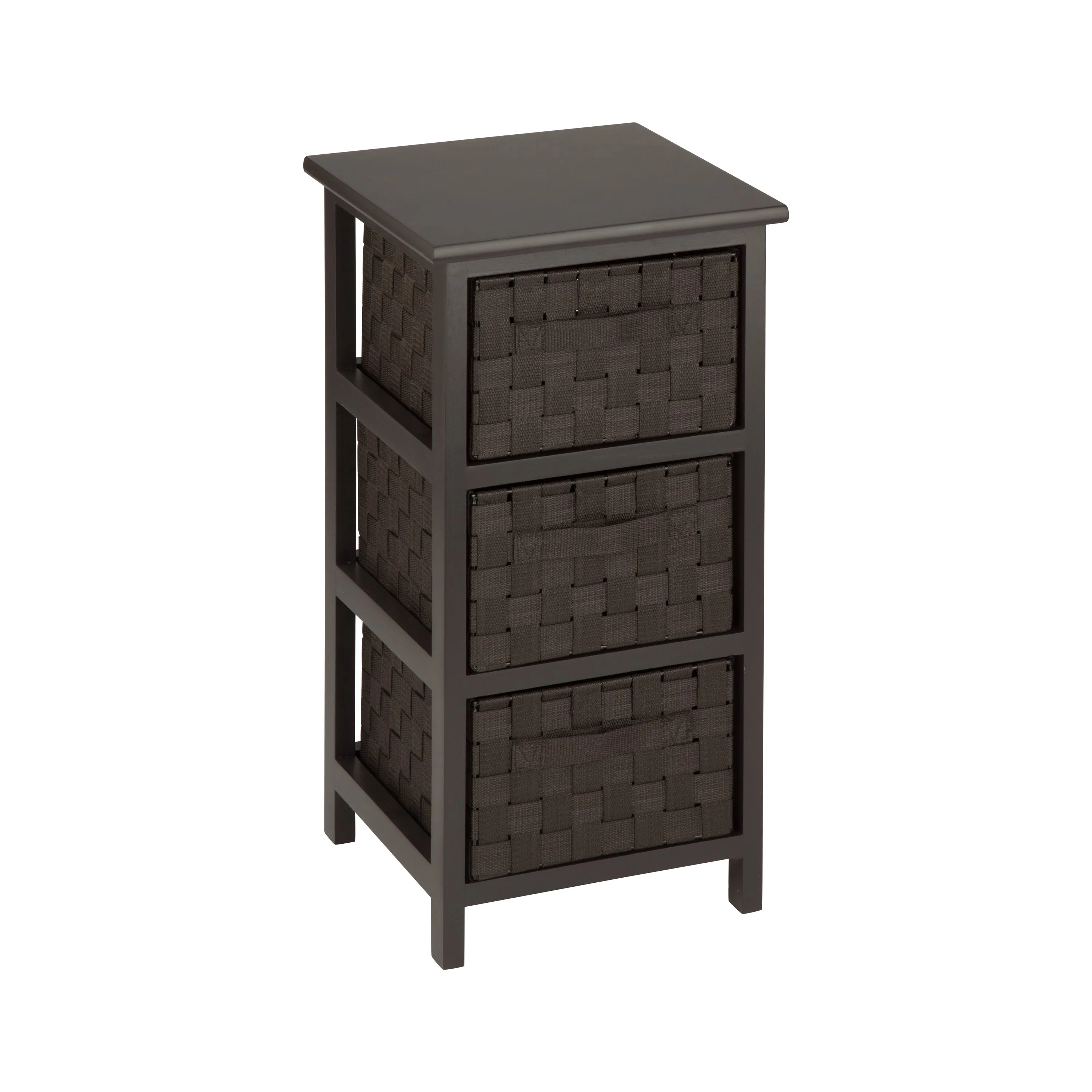 Espresso Small 3-Drawer Storage Chest