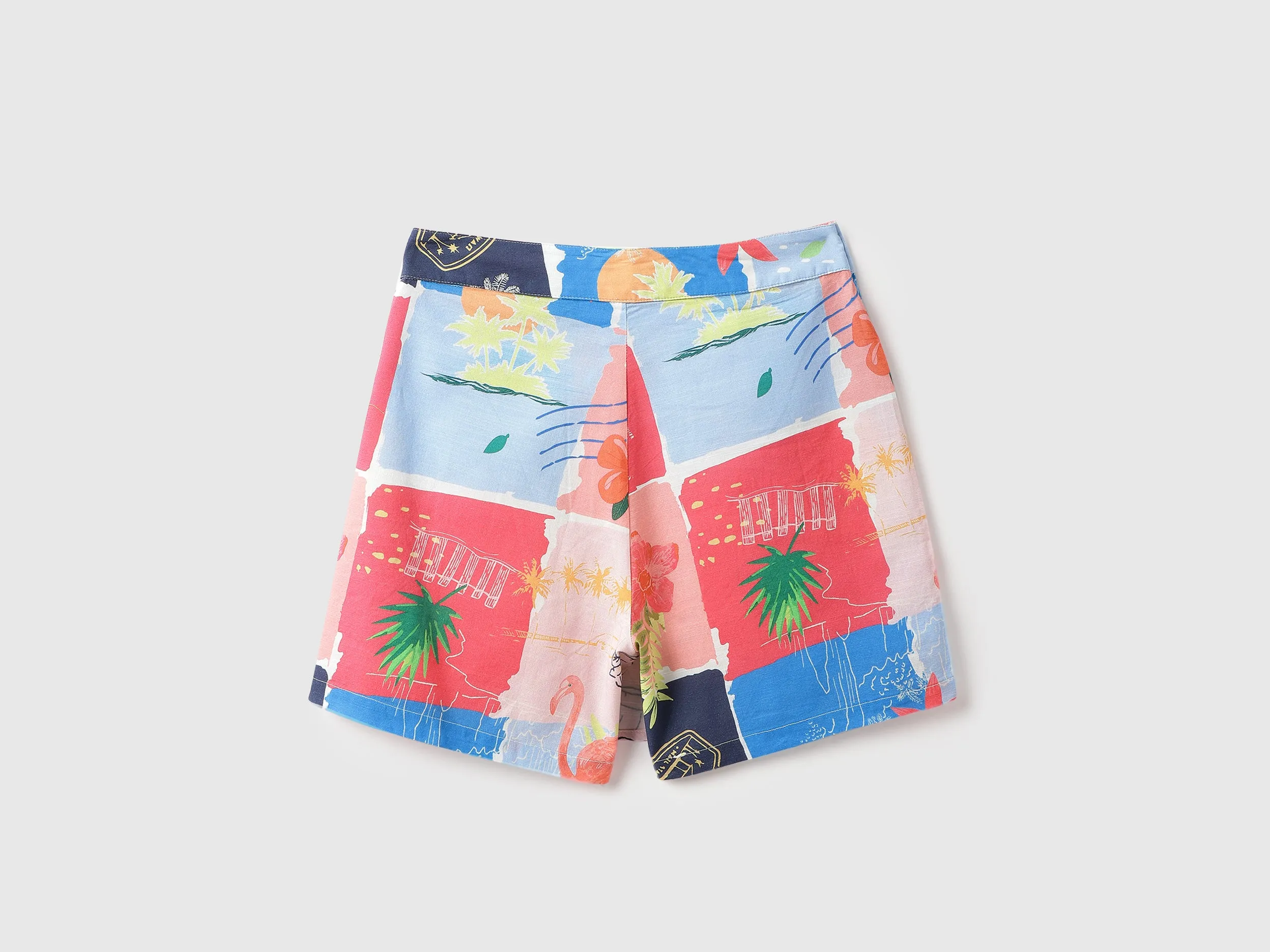 Floral Regular Fit Skorts