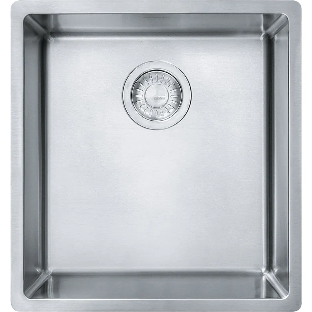 Franke - Cube 16.5" x 17.75" Single Bowl Undermount Kitchen Sink Stainless Steel