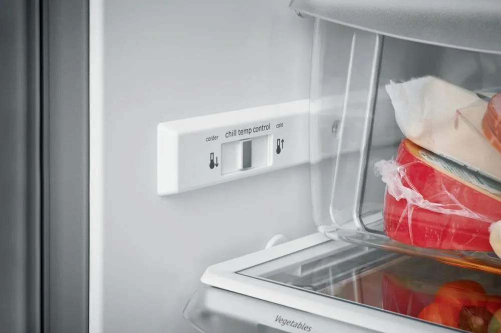 Frigidaire - 22.2 Cu. Ft. Counter-Depth Side-by-Side Refrigerator - Stainless steel