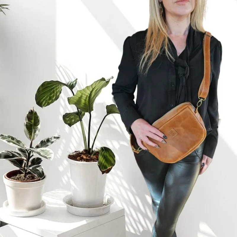 Funky Compact Leather Hip Bags