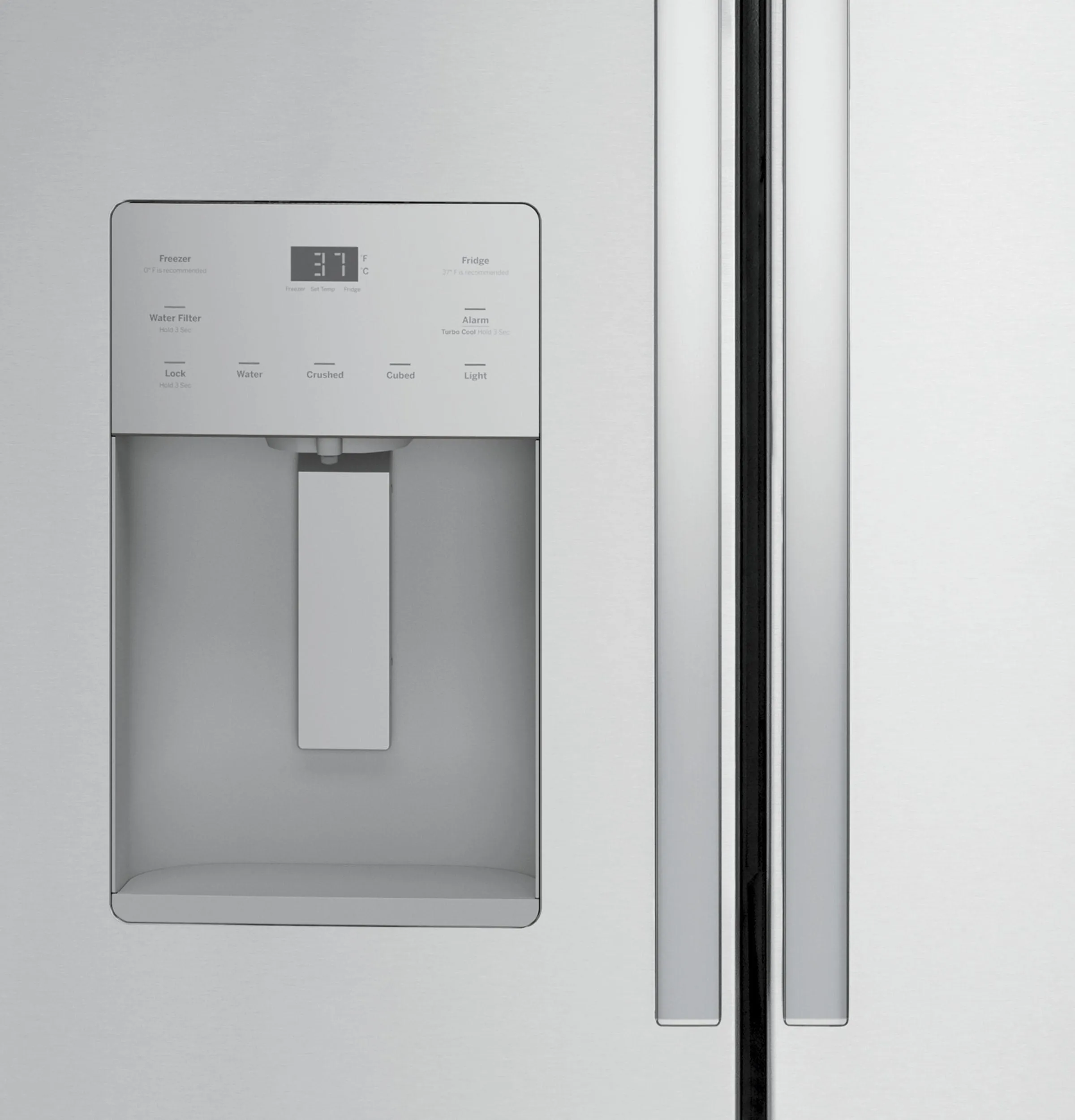 GFE26JYMFS GE® ENERGY STAR® 25.7 Cu. Ft. Fingerprint Resistant French-Door Refrigerator