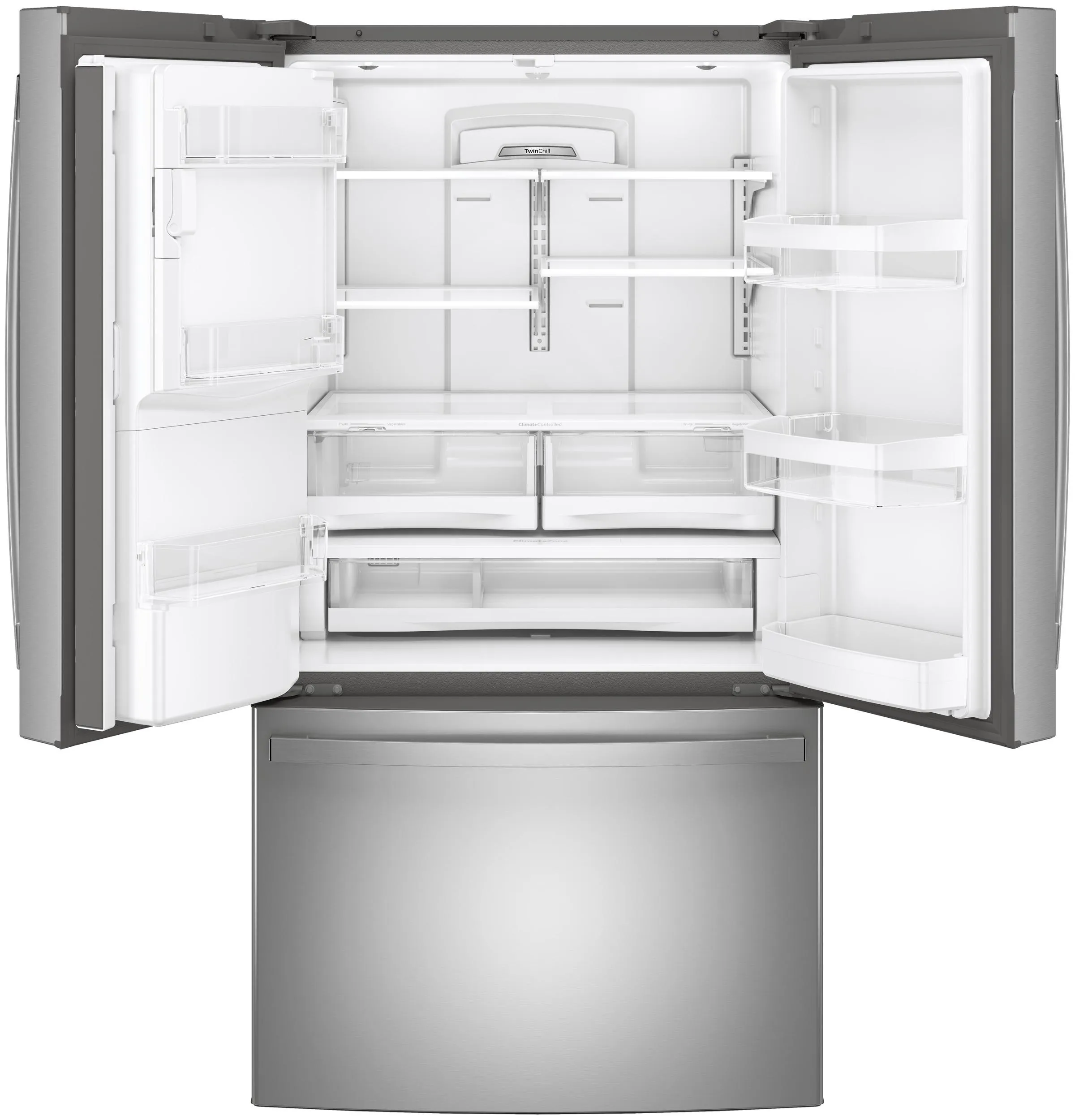 GFE28GYNFS GE® ENERGY STAR® 27.7 Cu. Ft. Fingerprint Resistant French-Door Refrigerator