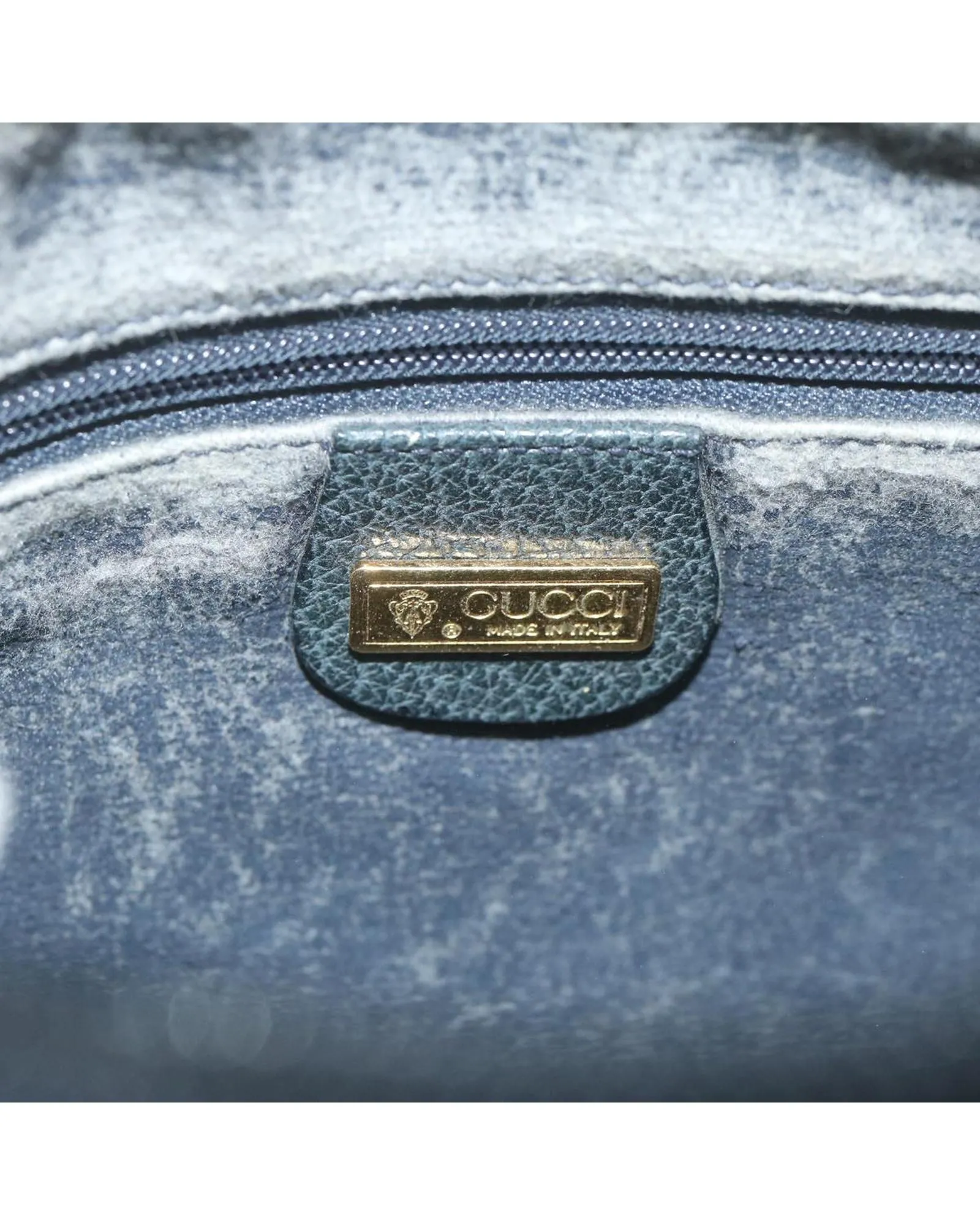 GG Supreme Navy Shoulder Bag with Authenticity