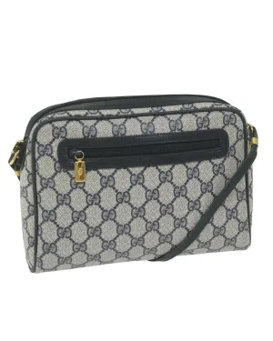 GG Supreme Navy Shoulder Bag with Authenticity