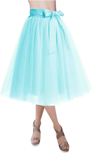 Girls Christmas Skirt Women's Skirt Tutu Adult Lolita Short Petticoat Midi Skirt for Dressy Occasions Dance Skirt
