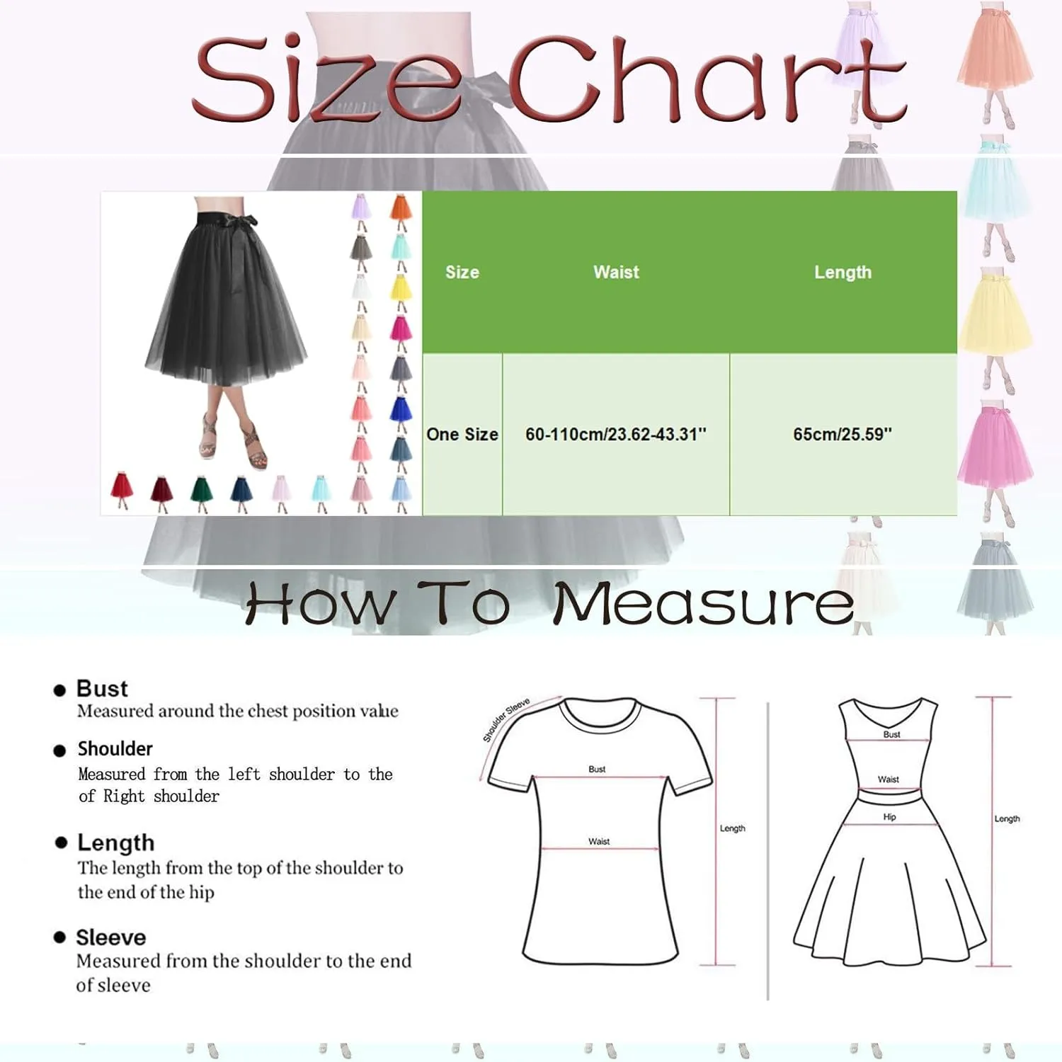 Girls Christmas Skirt Women's Skirt Tutu Adult Lolita Short Petticoat Midi Skirt for Dressy Occasions Dance Skirt
