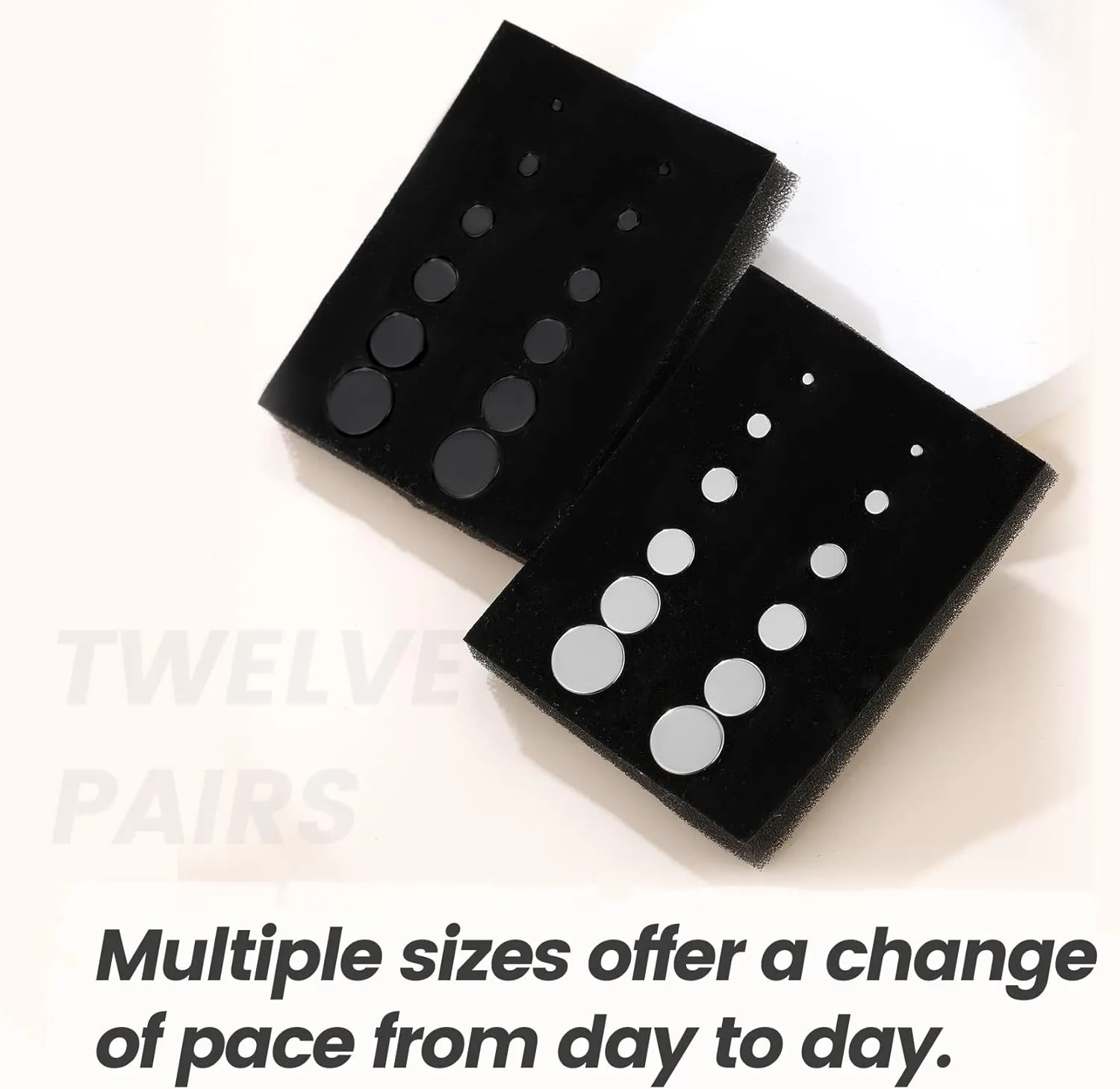 GoldChic Jewelry Earrings Sets for Men, Womens Stainless Steel Earrings Pack 3-12Pairs, Classic Design Bar/Hexagon/Geometric/Round Stud Earring Punk Ear Piercing Studs