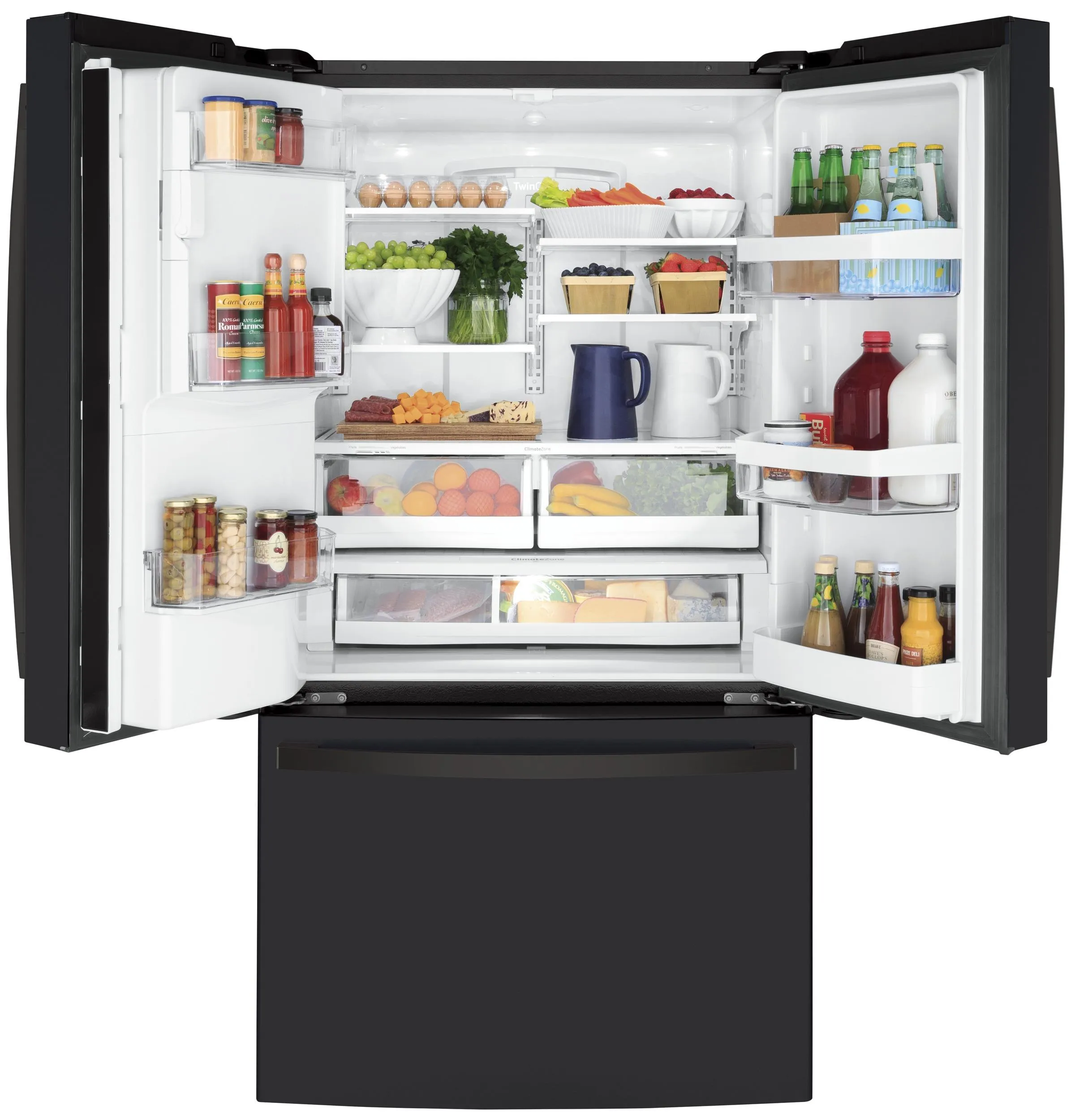 GYE22GENDS GE® ENERGY STAR® 22.1 Cu. Ft. Counter-Depth French-Door Refrigerator