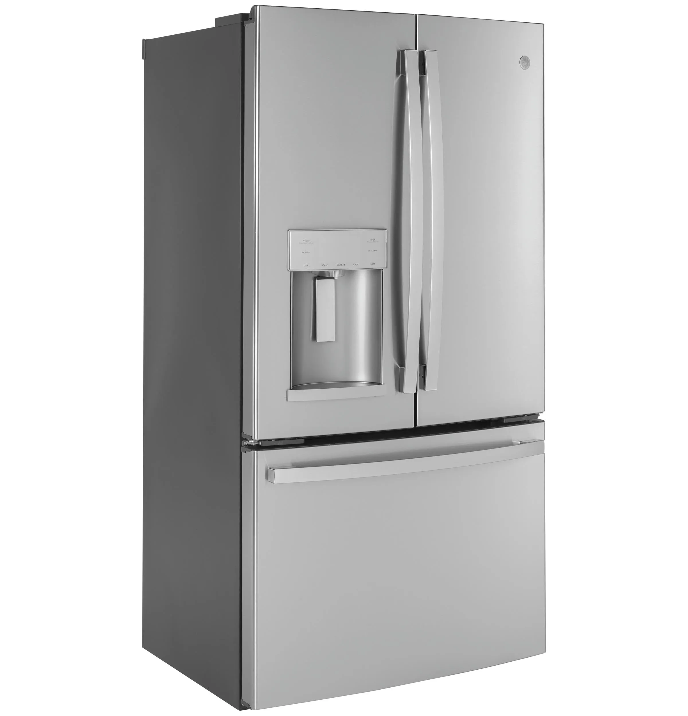 GYE22GYNFS GE® ENERGY STAR® 22.1 Cu. Ft. Counter-Depth Fingerprint Resistant French-Door Refrigerator