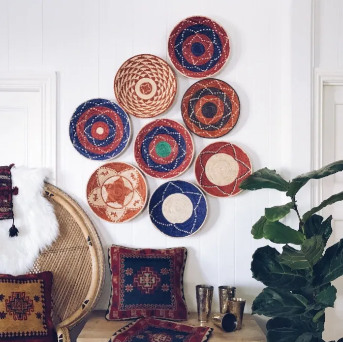 Handwoven Tribal Basket - Thunder