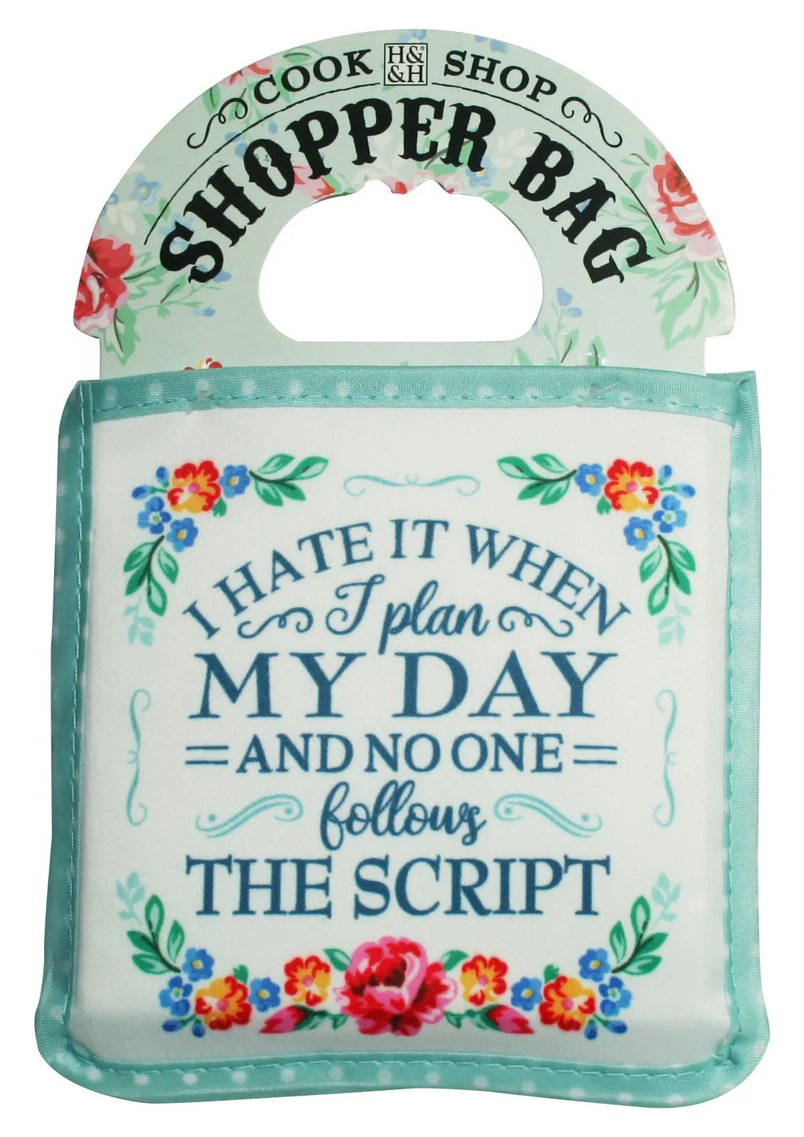 History & Heraldry Shopper Bag - I Hate It When I Plan My Day - Cook Shop Edition 0011
