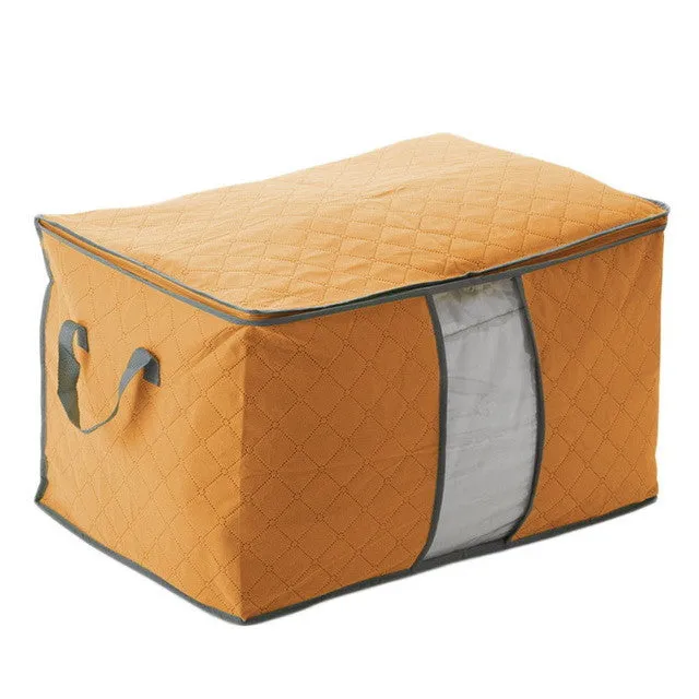 Hot Sale Portable Non Woven Underbed Pouch Storage Bag