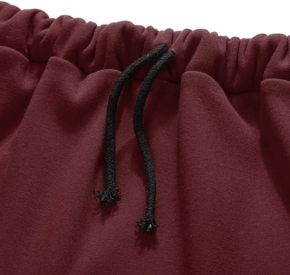 IDEALSANXUN Fleece Lined Long Skirts for Womens Elastic Waist Aline Warm Winter Skirts with Pockets