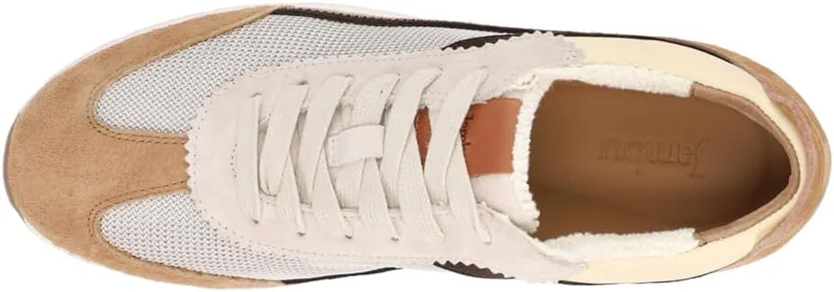 Jambu Womens Jamie Mesh Lace Up Sneakers Shoes Casual - Brown