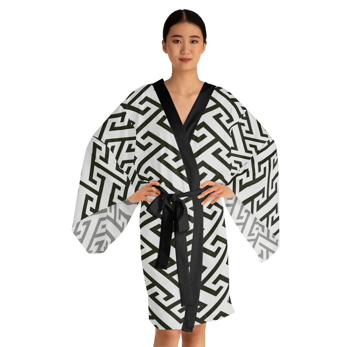 Kōjitsunagi Long Sleeve Kimono Robe