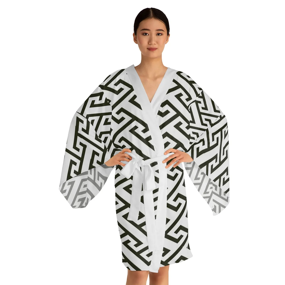 Kōjitsunagi Long Sleeve Kimono Robe