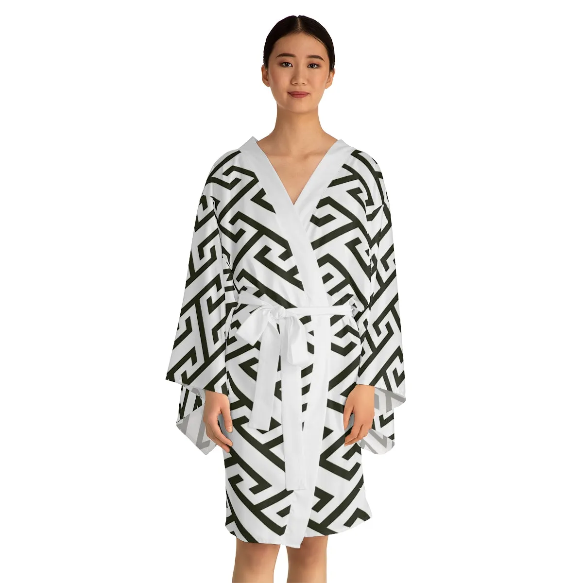 Kōjitsunagi Long Sleeve Kimono Robe
