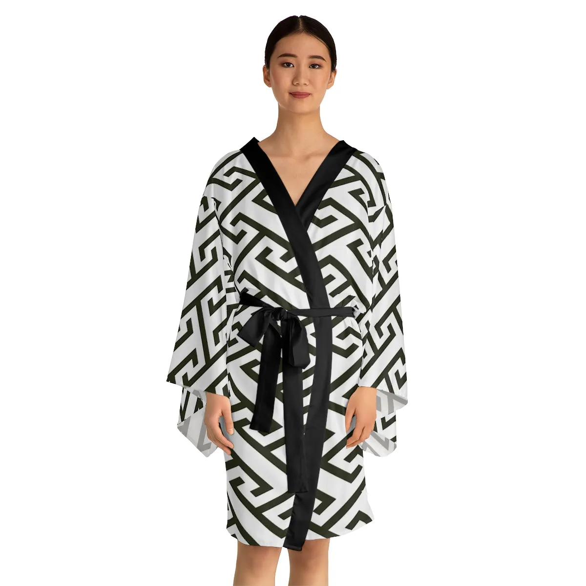 Kōjitsunagi Long Sleeve Kimono Robe
