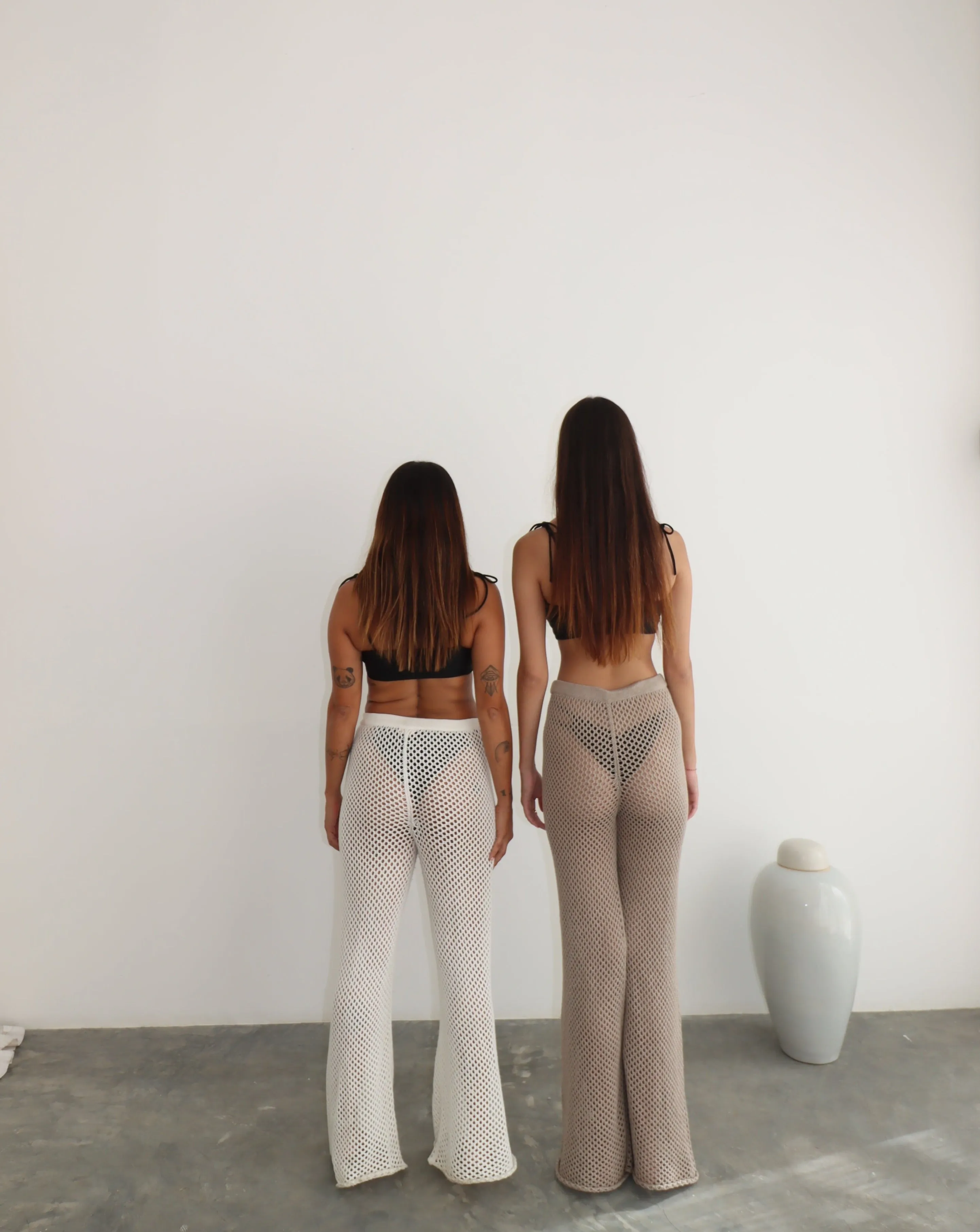 Knit Pants | Tan