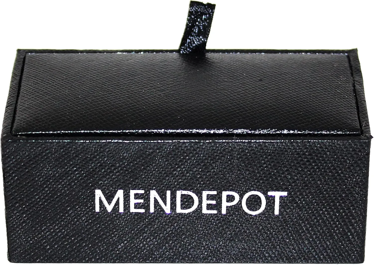 Knot Cufflinks with Black Presentation Box Brass Material Silver Tone Knot Cuff Links
