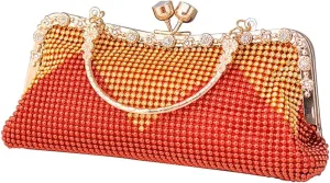 Ladies Crystal Handbag Sparkly Glitter Shoulder Bridal Wedding Crossbody Women's Evening Clutch Rhinestones Purse