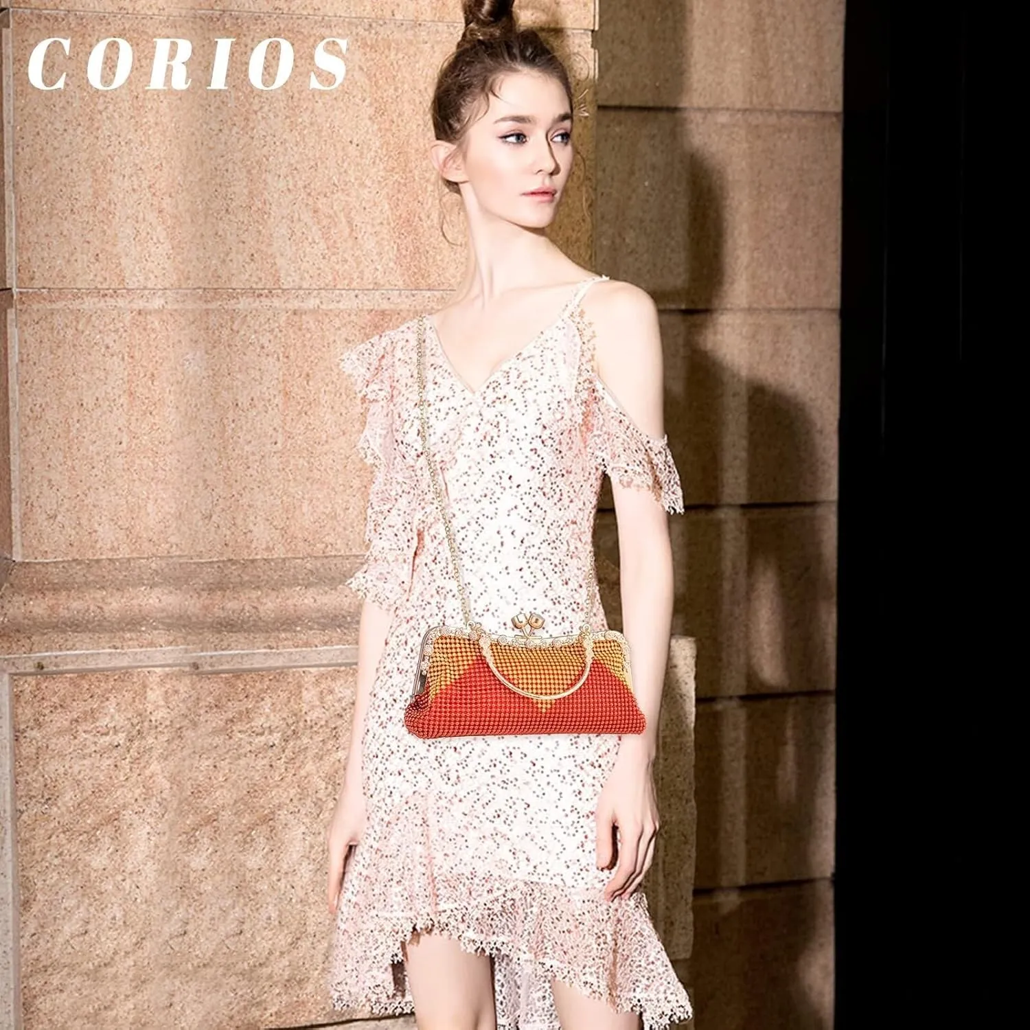 Ladies Crystal Handbag Sparkly Glitter Shoulder Bridal Wedding Crossbody Women's Evening Clutch Rhinestones Purse