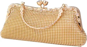 Ladies Crystal Handbag Sparkly Glitter Shoulder Bridal Wedding Crossbody Women's Evening Clutch Rhinestones Purse
