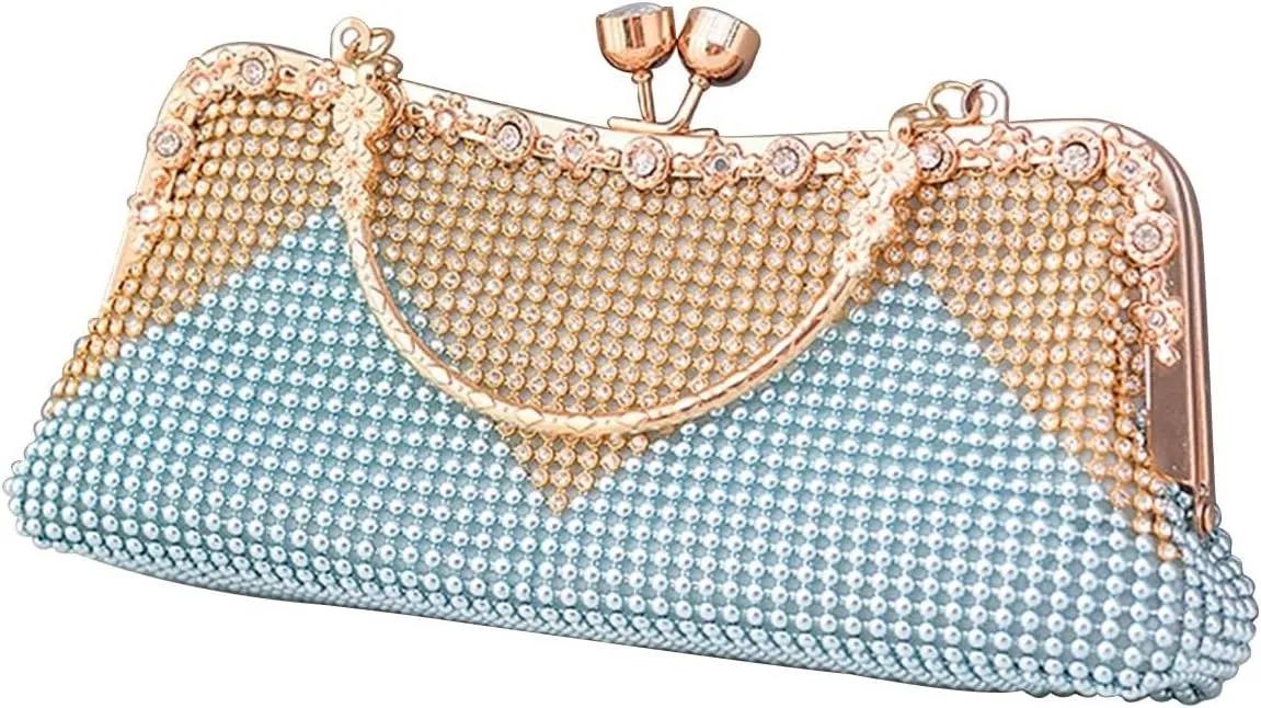 Ladies Crystal Handbag Sparkly Glitter Shoulder Bridal Wedding Crossbody Women's Evening Clutch Rhinestones Purse