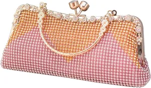 Ladies Crystal Handbag Sparkly Glitter Shoulder Bridal Wedding Crossbody Women's Evening Clutch Rhinestones Purse