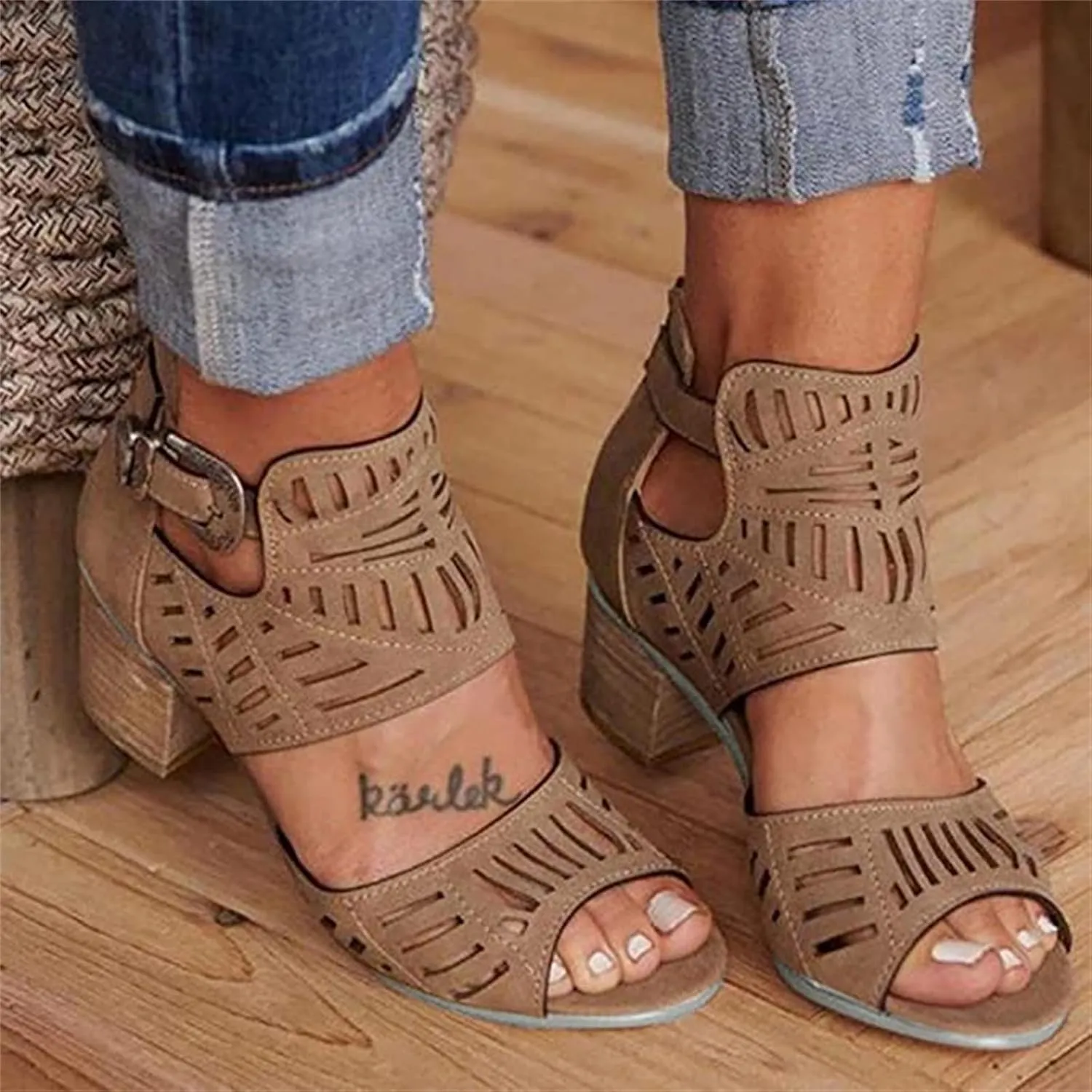 Ladmiple Summer Sandals for Women 2023 Dressy Espadrilles Wedge Shoes Open Toe Wedges Comfy Travel Casual Slip On Sandal