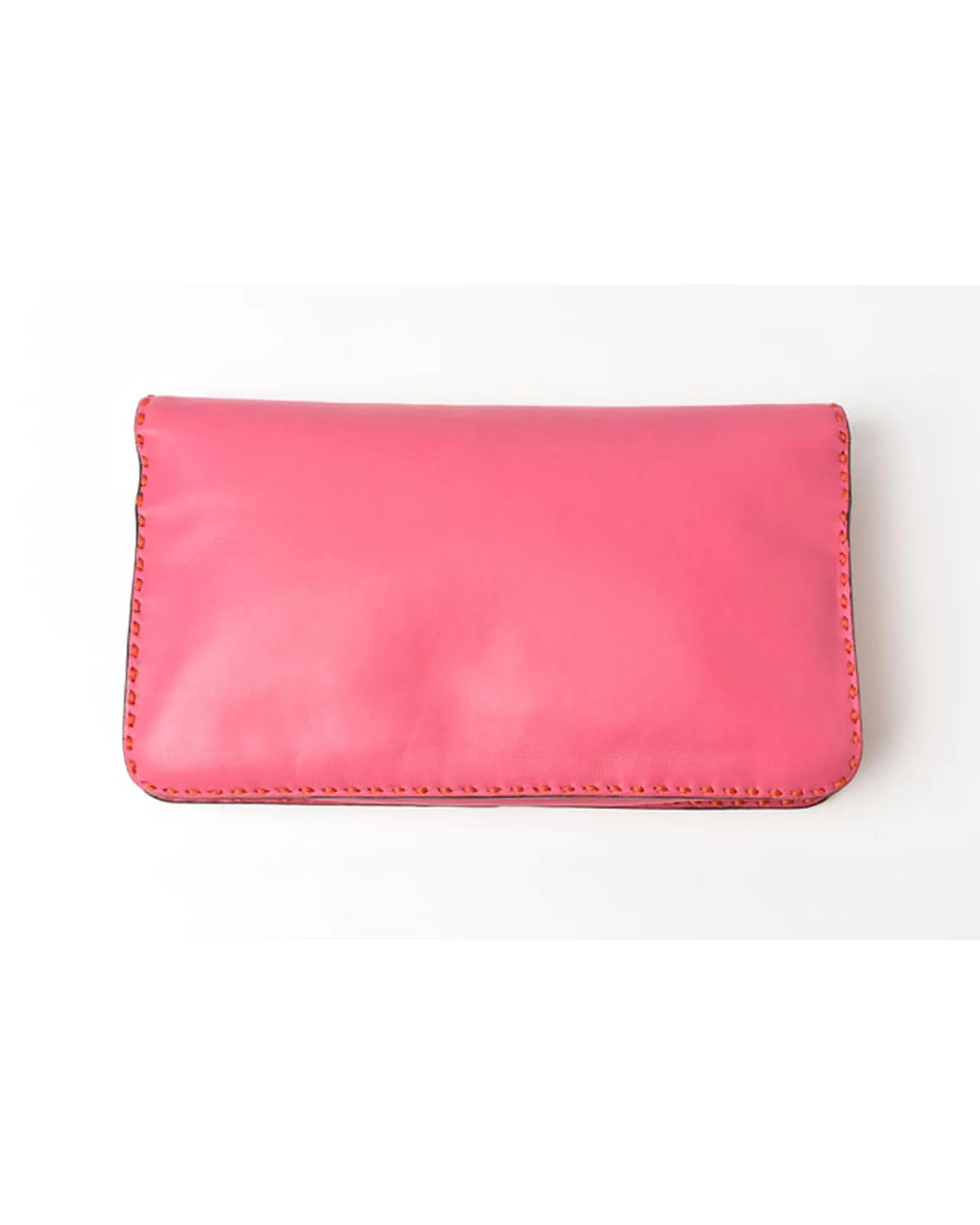 Lamb Leather Clutch Bag in Great Condition