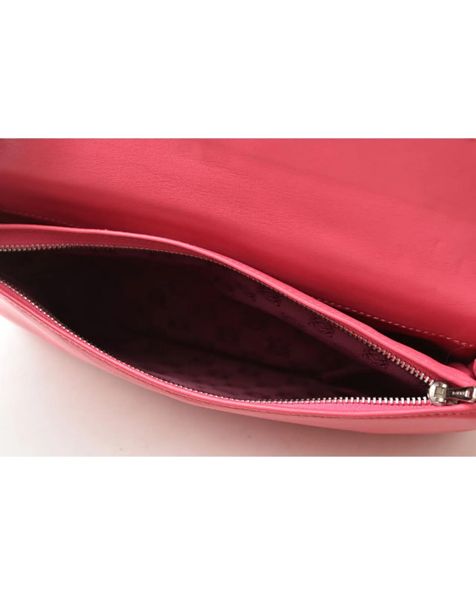 Lamb Leather Clutch Bag in Great Condition