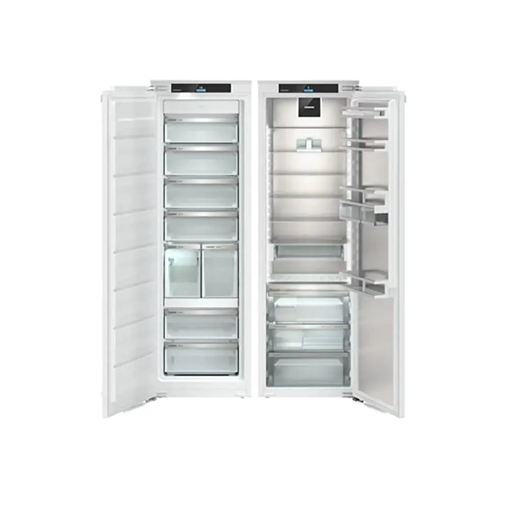 Liebherr IXRF5185 Peak Integrated Side-by-Side Combination Fridge Freezer with BioFresh and NoFrost, 293L/213L, Fixed Door Assembly - 55.9cm Wide
