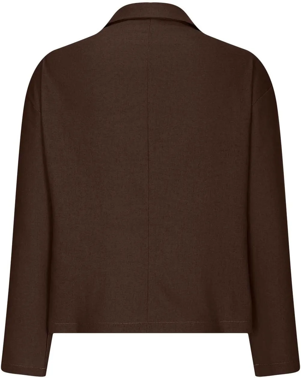 Linen Blazer Jackets for Women 2025 Fashion Long Sleeve Suit Cardigan Business Casual Open Front Formal Workwear