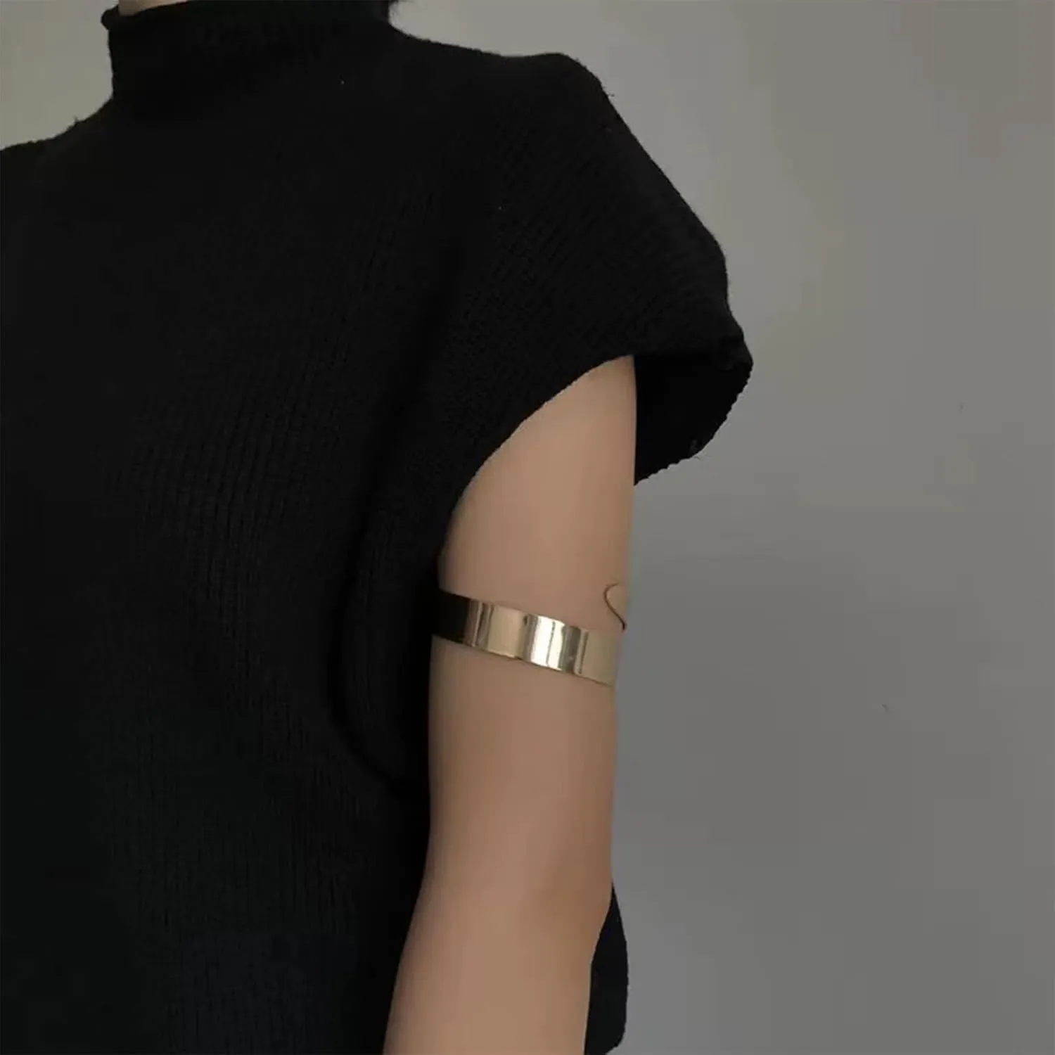 Long tiantian Arm Cuff for Women Gold Arm Cuff Jewelry Upper Arm Cuff Gold Cuff Bracelets Arm Cuff Bangles for Women