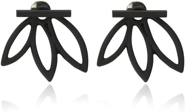 lotus stud yoga stud earrings For Womem