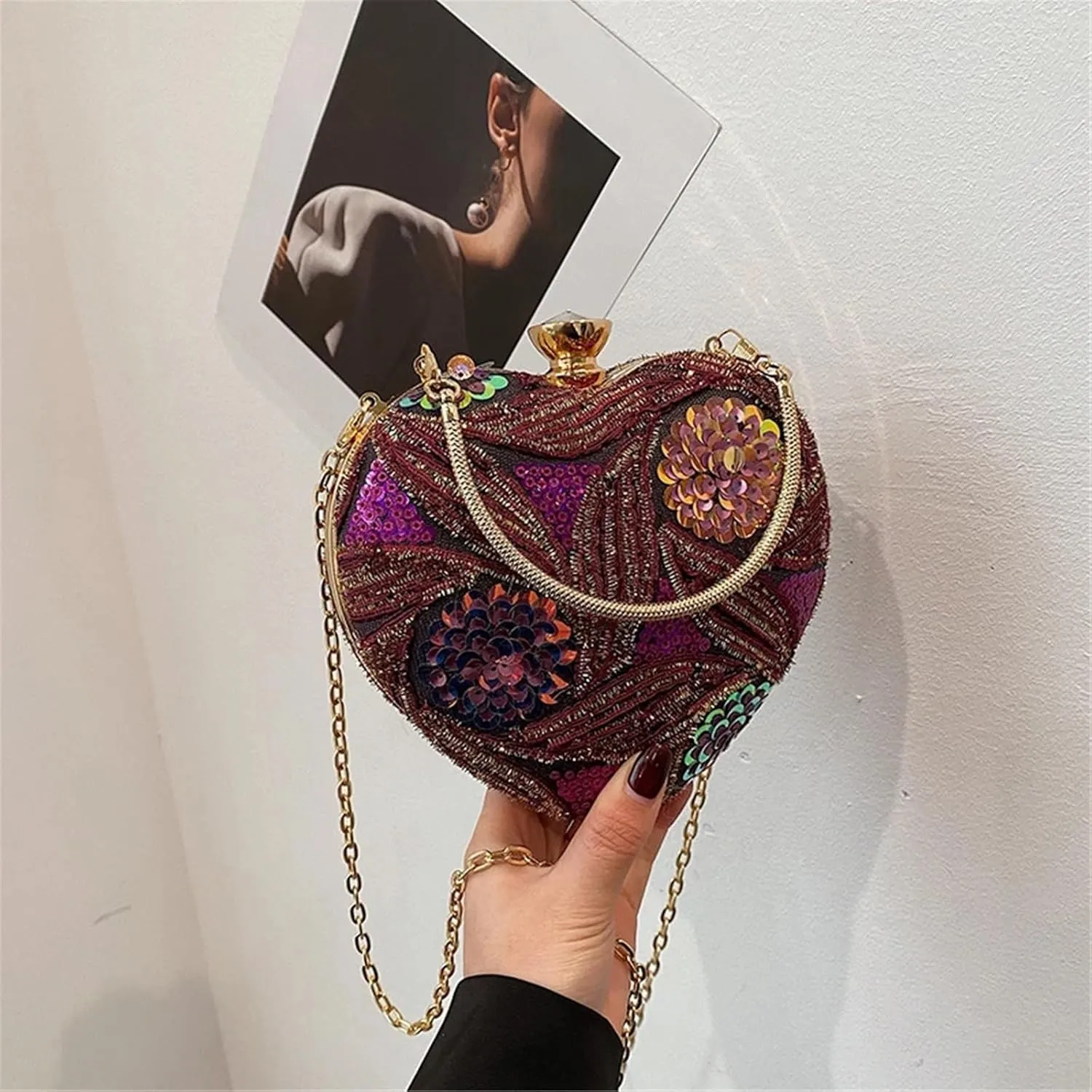 Luxury Gold Clutch Bags for Women Party Bags Evening Purse Designer Bag Handbag Ladies hand bag sac
