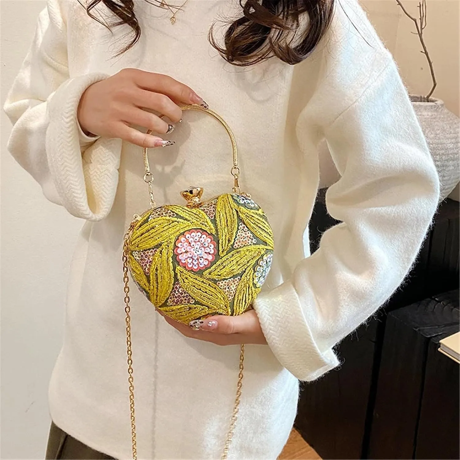 Luxury Gold Clutch Bags for Women Party Bags Evening Purse Designer Bag Handbag Ladies hand bag sac