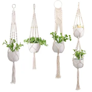 Macrame Handmade Plant Hanger Baskets