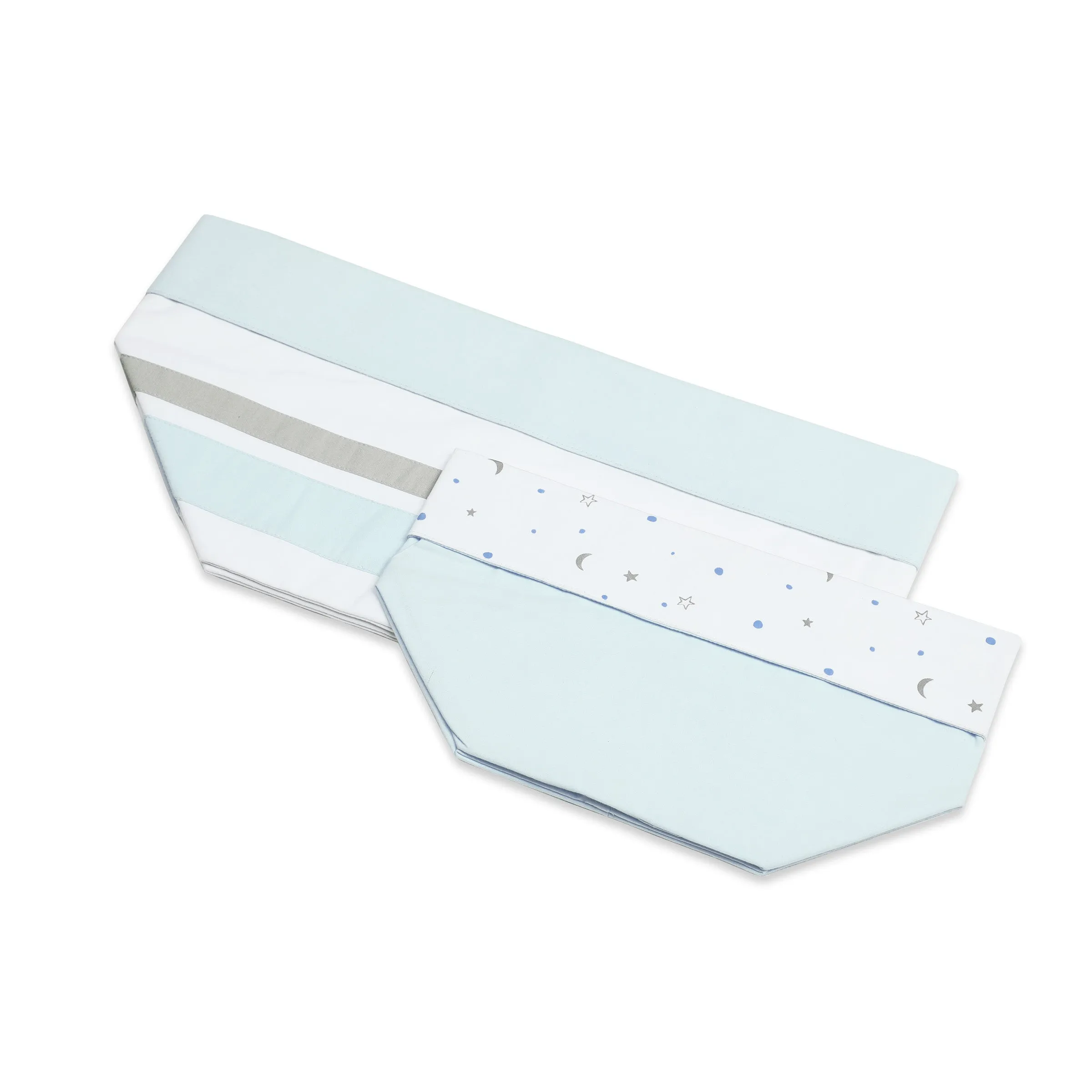 Masilo Fabric Storage Baskets (Set of 2)  Blue