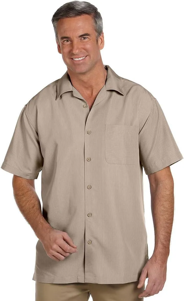 Men's Barbados Textured Camp Shirt
