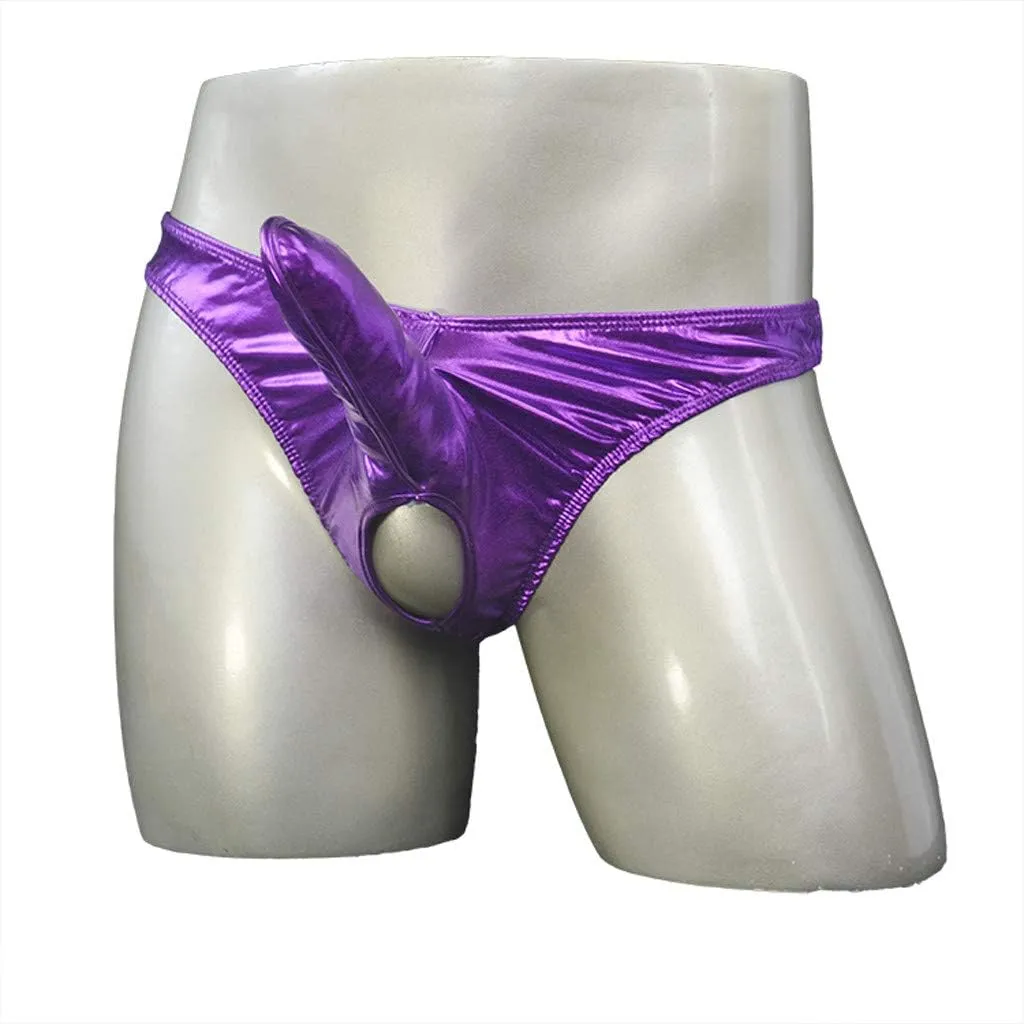 Mens Underwear Leather Sexy Comfortable Men's Briefs Men's underwear