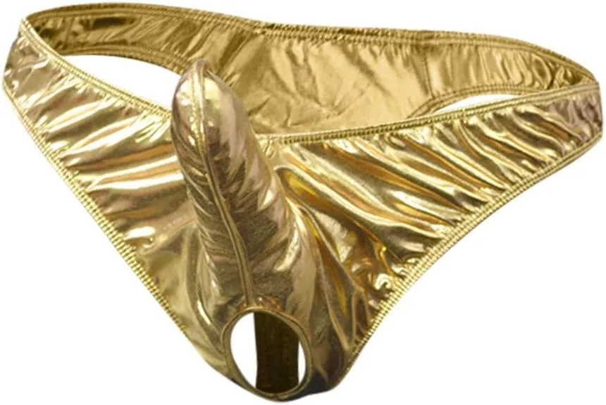 Men's Underwear Men's Comfortable Sexy Briefs Leather Men's underwear