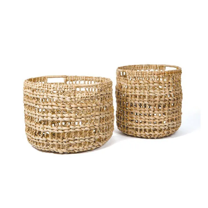 Mia Open Weave Floor Basket