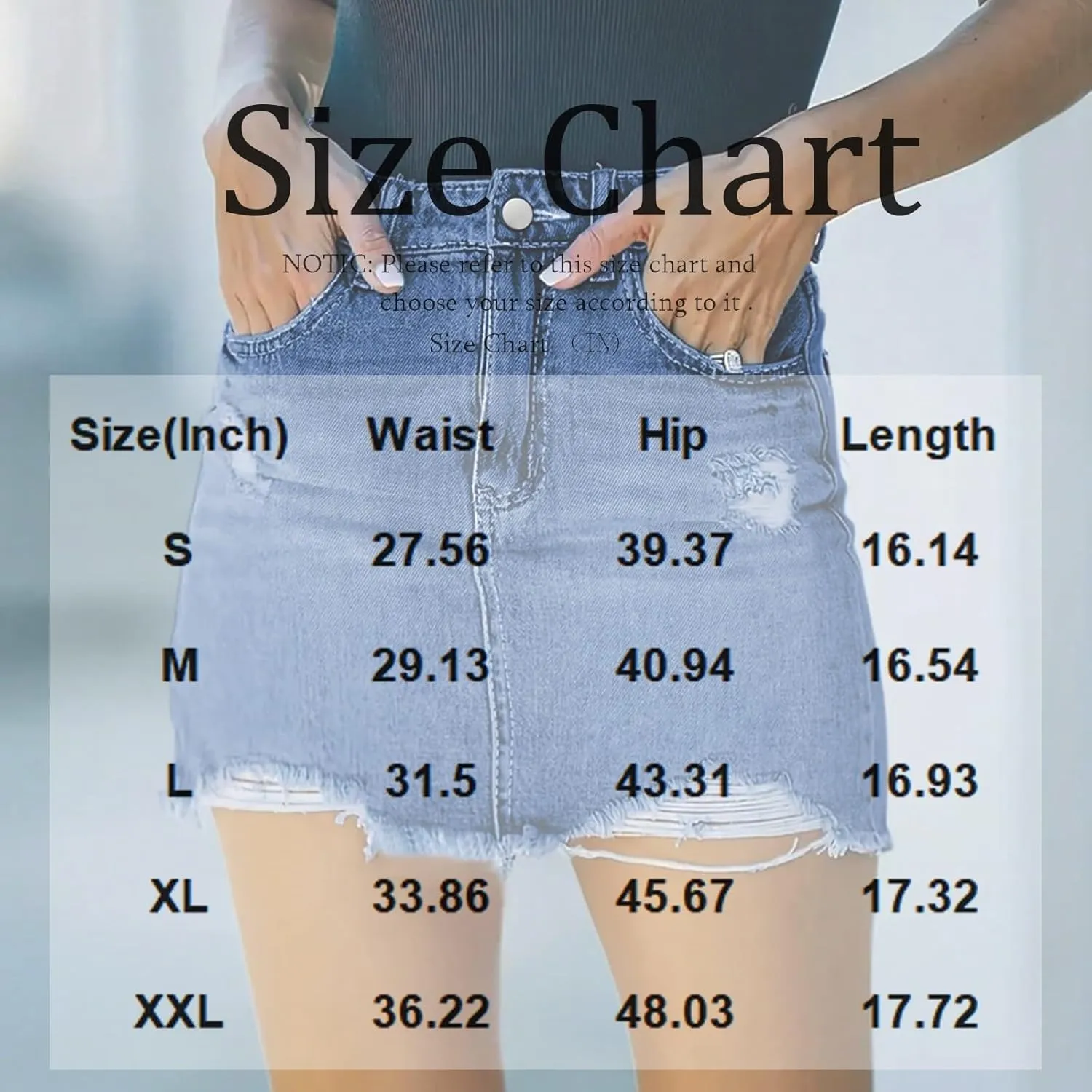 midelxp Mini Jean Skirts for Women Denim High Waisted Short Skirts with Pockets Casual Frayed Raw Hem Stretch Denim Skorts