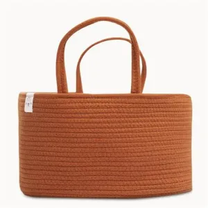 Natemia Cotton Rope Diaper Caddy Organizer