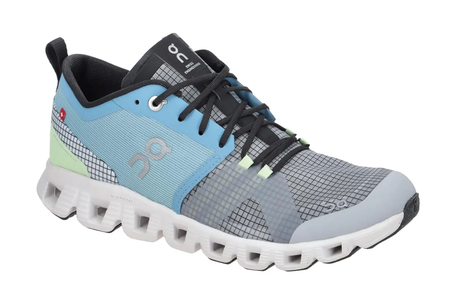On Women's Cloud X Shift Sneakers, Niagara/White, 10 Medium US