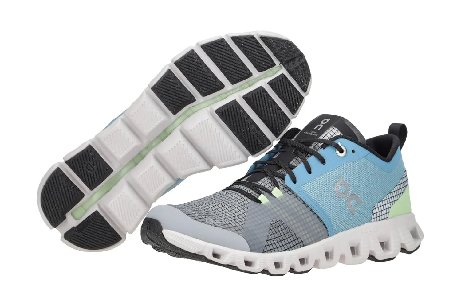 On Women's Cloud X Shift Sneakers, Niagara/White, 10 Medium US