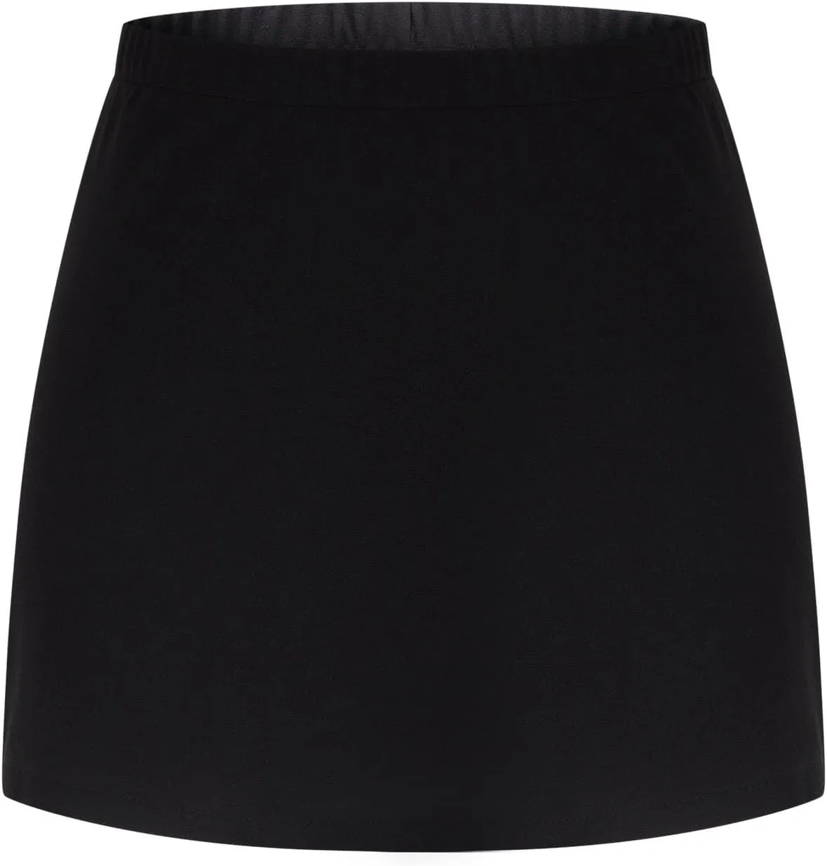 Oplxuo Women's Bodycon Mini Skirts High Waisted Stretchy Pencil Short Skirts